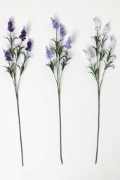 Homescapes Artificial Lavander Spray Single Stem Set of 3, 68cm - thumbnail 2