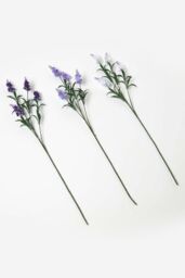 Homescapes Artificial Lavander Spray Single Stem Set of 3, 68cm - thumbnail 1