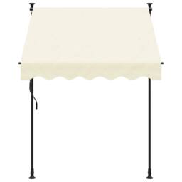Berkfield Home Retractable Awning Cream 200x150 cm Fabric & Steel - thumbnail 1