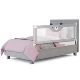Kelvenix Bed Guard Foldable Mesh Bedside Guardrail in Grey - Size: 100.8 cm - 108.8 cm - thumbnail 4