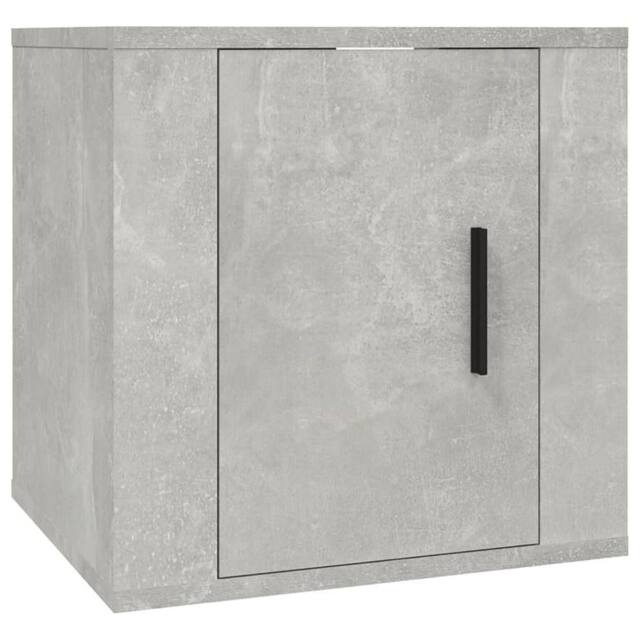 Berkfield Home Wall Mounted TV Cabinet Concrete Grey 40x34, 5x40 cm - image 1
