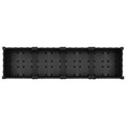 Berkfield Home Raised Bed 160x40x23 cm Polypropylene in Black - Size: 160 x 40 x 23 cm - thumbnail 6