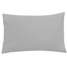 Smart Living Luxury 100% Egyptian Cotton Housewife Pillowcase Pair in Silver - Size: Standard Pillow Case - thumbnail 1