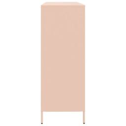 Berkfield Home Sideboard Pink 135x39x103.5 cm Cold-rolled Steel - thumbnail 6
