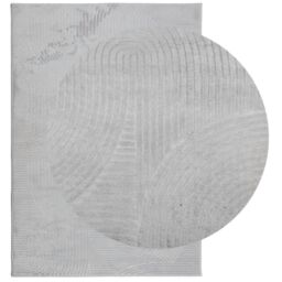 Berkfield Home Rug IZA Short Pile Scandinavian Look Grey 120x170 cm - Size: Medium - thumbnail 3