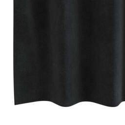Berkfield Home Blackout Curtains with Eyelets 2 pcs Black Velvet - thumbnail 6