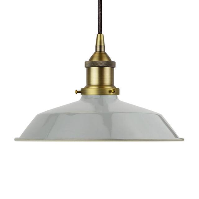 SE Home French Grey Small Trinity Metal Pendant Light - Matt Antique Brass - image 1