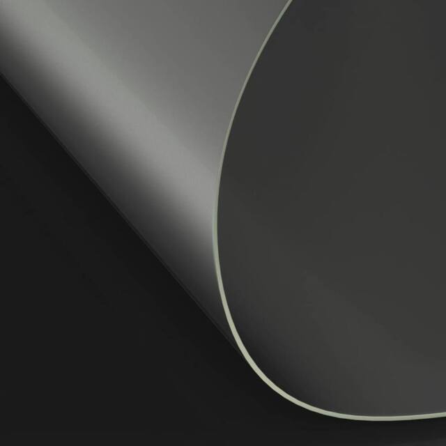 Berkfield Home Table Protector Matte √ò 110 cm 2 mm PVC in Clear