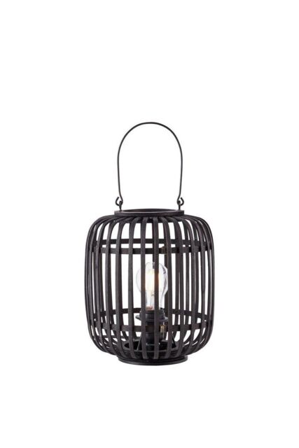 Netlighting Mathias Complete Table Lamp Dark Bamboo Plywood With Matt Black Paint in Brown - image 1