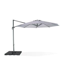 sweeek 3.5m Round Cantilever Parasol in Light Grey - thumbnail 2