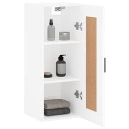 Berkfield Home Wall Mounted Cabinet White 34.5x34x90 cm Engineered Wood - thumbnail 5