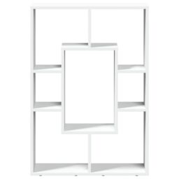 Berkfield Home Bookcase White 63x20x90 cm Engineered Wood - Size: 63 x 20 x 90 cm - thumbnail 5