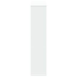 Berkfield Home Bookcase White 63x20x90 cm Engineered Wood - Size: 63 x 20 x 90 cm - thumbnail 6