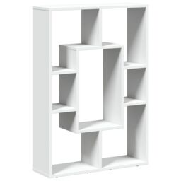 Berkfield Home Bookcase White 63x20x90 cm Engineered Wood - Size: 63 x 20 x 90 cm - thumbnail 2
