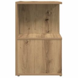 Berkfield Home Bedside Cabinet Artisan Oak 35x35x55 cm Engineered Wood in Brown - Size: 35 x 35 x 55 cm - thumbnail 4