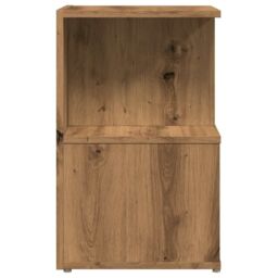 Berkfield Home Bedside Cabinet Artisan Oak 35x35x55 cm Engineered Wood in Brown - Size: 35 x 35 x 55 cm - thumbnail 6