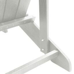 Berkfield Home Adirondack Chair White 74x82x91 cm HDPE - Size: 74 x 82 x 91 cm - thumbnail 8