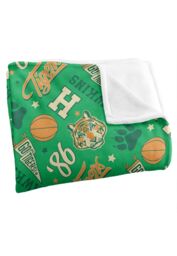 Stranger Things Hawkins High Pattern Officially Licensed Silky Touch Super Soft Throw Blanket 152 x 127 cm in White - thumbnail 3