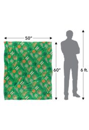 Stranger Things Hawkins High Pattern Officially Licensed Silky Touch Super Soft Throw Blanket 152 x 127 cm in White - thumbnail 5