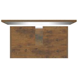 Berkfield Home Bathroom Furniture Set Smoked Oak Engineered Wood in Brown - thumbnail 8