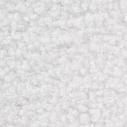 OHS Ottoman Boucle Storage Box Footstool Space Saving in White - thumbnail 3