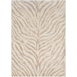 Livabliss City-Animal Print Grey Beige Yellow Zebra Boho Living Dining Bedroom Rug - Size: 200 cm x 275 cm - thumbnail 2