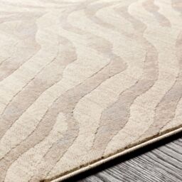 Livabliss City-Animal Print Grey Beige Yellow Zebra Boho Living Dining Bedroom Rug - Size: 200 cm x 275 cm - thumbnail 3