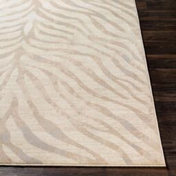 Livabliss City-Animal Print Grey Beige Yellow Zebra Boho Living Dining Bedroom Rug - Size: 200 cm x 275 cm - thumbnail 5