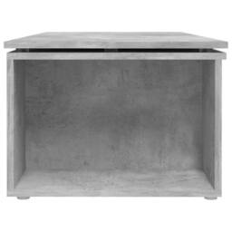 Berkfield Home Stylish Coffee Table Concrete Grey 150x50x35 cm Engineered Wood - Size: 150 x 50 x 35 cm - thumbnail 9