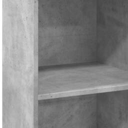 Berkfield Home Highboard Concrete Grey 50x41x124 cm Engineered Wood - Size: 50 x 41 x 124 cm - thumbnail 7