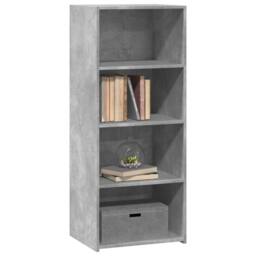 Berkfield Home Highboard Concrete Grey 50x41x124 cm Engineered Wood - Size: 50 x 41 x 124 cm - thumbnail 1