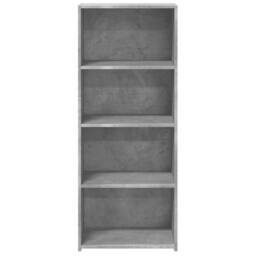 Berkfield Home Highboard Concrete Grey 50x41x124 cm Engineered Wood - Size: 50 x 41 x 124 cm - thumbnail 4