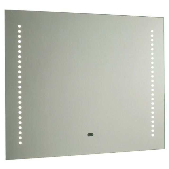 Loops IP44 LED Bathroom Mirror 50cm x 60cm Vanity Light IR Switch & Dual Shaver Socket - Size: 50 cm x 60 cm - image 1