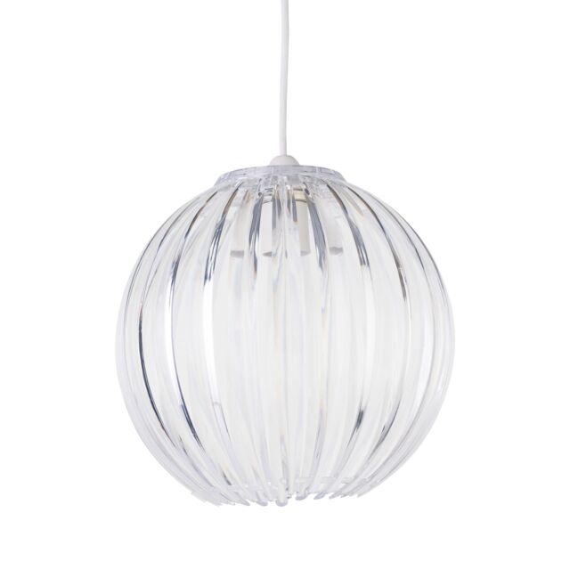 First Choice Lighting Craw - Clear Acrylic Pendant Shade - image 1