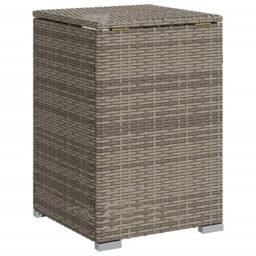 Berkfield Home Propane Tank Cover Table Grey 40x40x60 cm Poly Rattan - Size: 40 x 40 x 60 cm - thumbnail 7