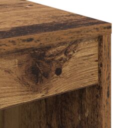 Berkfield Home Writing Desk Old wood MDF 70 x 50 x 76 cm Simple Writing Desk in Brown - thumbnail 7