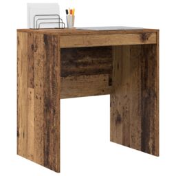 Berkfield Home Writing Desk Old wood MDF 70 x 50 x 76 cm Simple Writing Desk in Brown - thumbnail 3