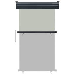 Berkfield Home Balcony Side Awning 105x250 cm Grey - thumbnail 5