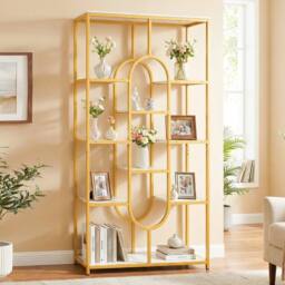 KORVIXA Modern Luxurious Display Rack 10-Tier in Gold - Size: 100 cm x 100 cm - thumbnail 3