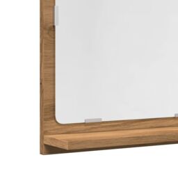 Berkfield Home Bathroom Mirror Cabinet Artisan Oak 60x11x37 cm Engineered Wood in Brown - Size: 60 x 11 x 37 cm - thumbnail 7