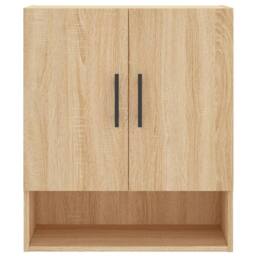 Berkfield Home Wall Cabinet Sonoma Oak 60x31x70 cm Engineered Wood in Light Tan - Size: 60 x 31 x 70 cm - thumbnail 5