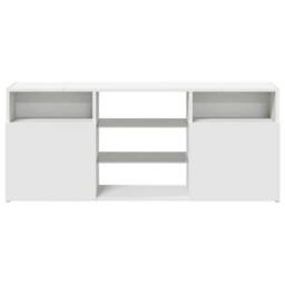 Berkfield Home TV Cabinet with LED Lights White 120x30x50 cm - Size: 120 x 30 x 50 cm - thumbnail 7