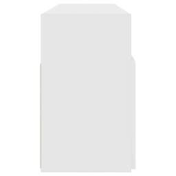 Berkfield Home TV Cabinet with LED Lights White 120x30x50 cm - Size: 120 x 30 x 50 cm - thumbnail 8