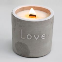 KDMD Med Pot - Love - Purple Fig & Casis in Grey - thumbnail 4