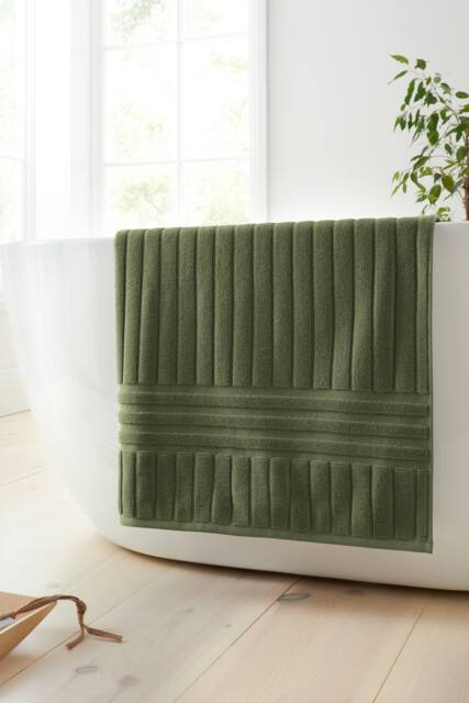 Bianca 'Hotel' Cotton Hand Towel in Olive - image 1
