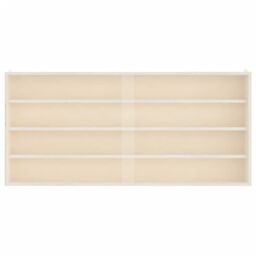 Berkfield Home Wall Display Cabinet with Doors 80x8.5x37 cm in Brown - thumbnail 5