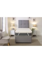 eXtreme Comfort Ltd Westwood Fabric Mattress Topper 1 Inch Deep lush Comfort Breathable in White - Size: Small Double - thumbnail 2