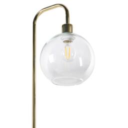 Wyld and Coco Floor Lamp - Gold Iron Base with Glass Shade - thumbnail 5