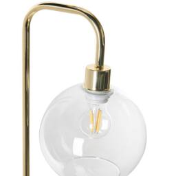 Wyld and Coco Floor Lamp - Gold Iron Base with Glass Shade - thumbnail 4
