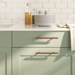 Berkfield Home Cabinet Handles 10 pcs Bronze 128 mm Stainless Steel in Brown